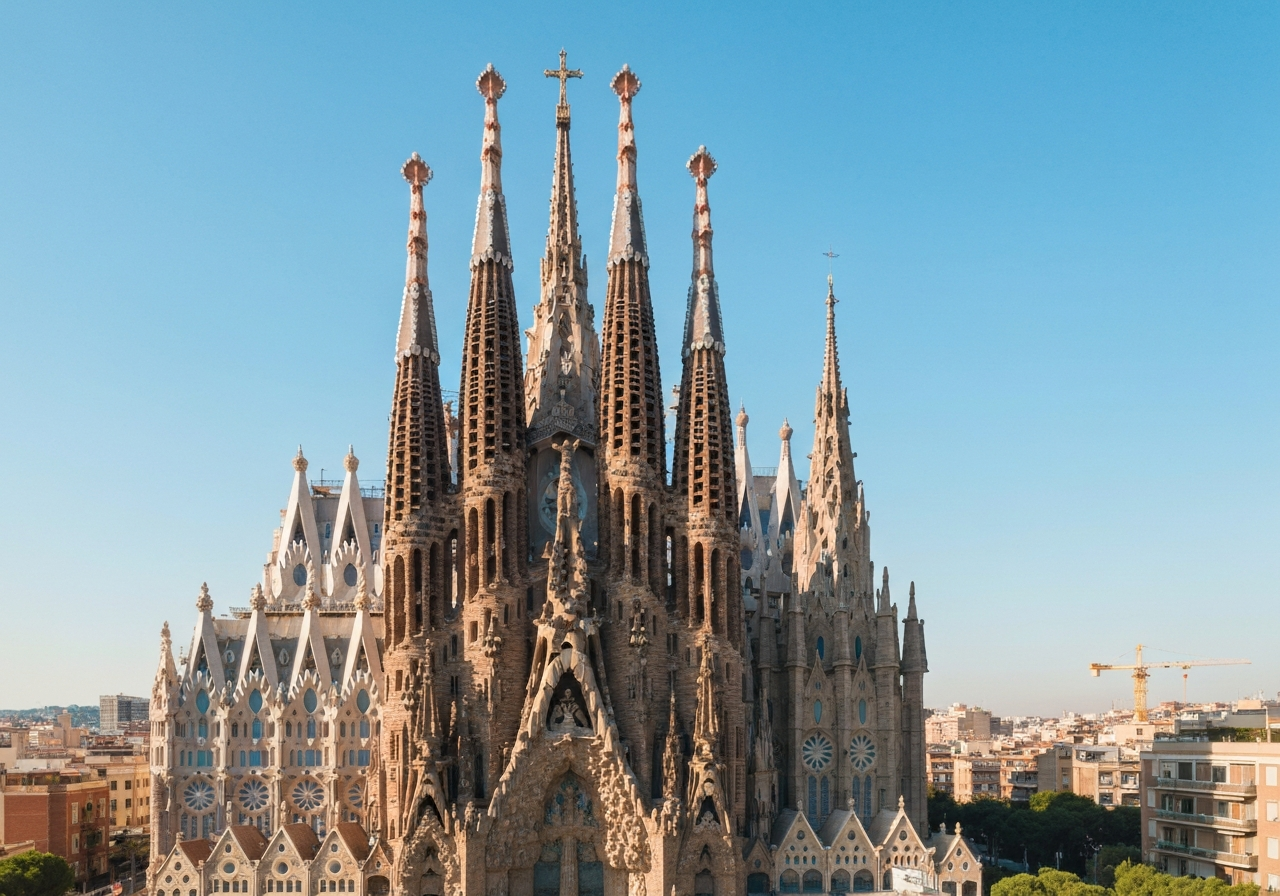 Sagrada Família når sin maksimale høyde etter 144 års bygging