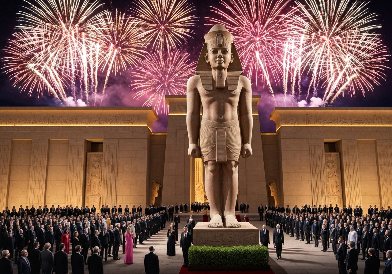 Grand Egyptian Museum åpner etter to tiår med forsinkelser