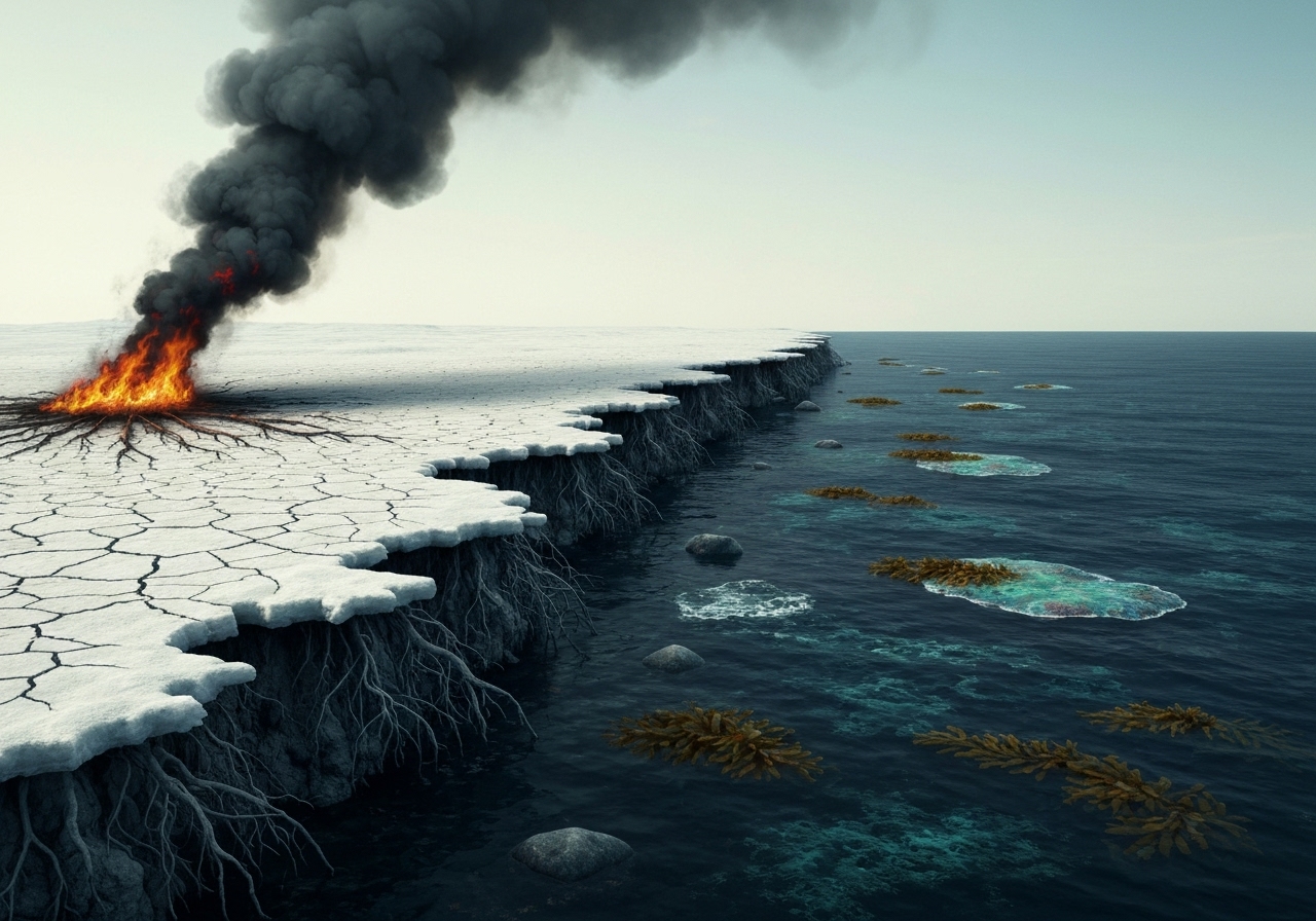 Arktisk natur går fra klimagasslager til utslippskilde
