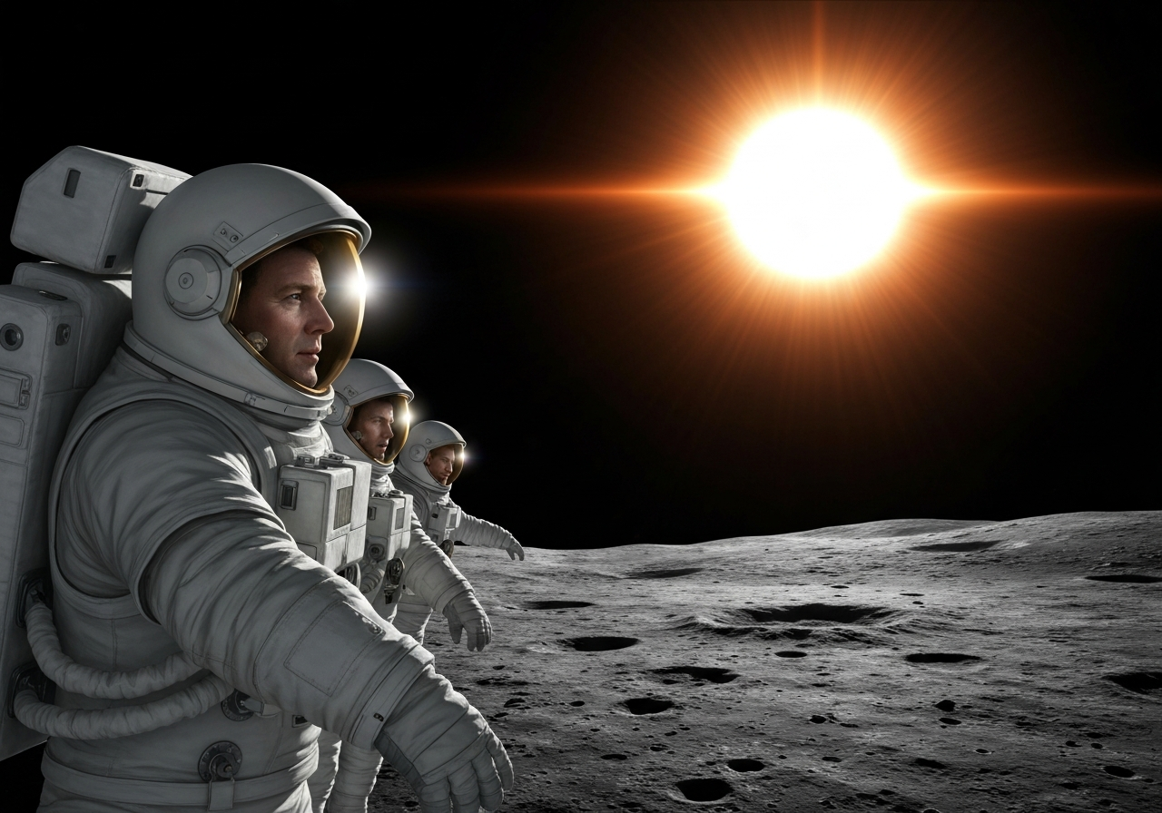 Artemis II-astronauter vitner sjelden solformørkelse fra månens bakside