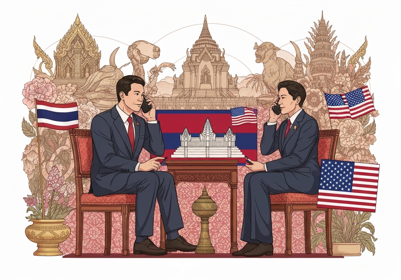 Trump planlegger telefonsamtale med Thailand og Kambodsja for å dempe konflikt