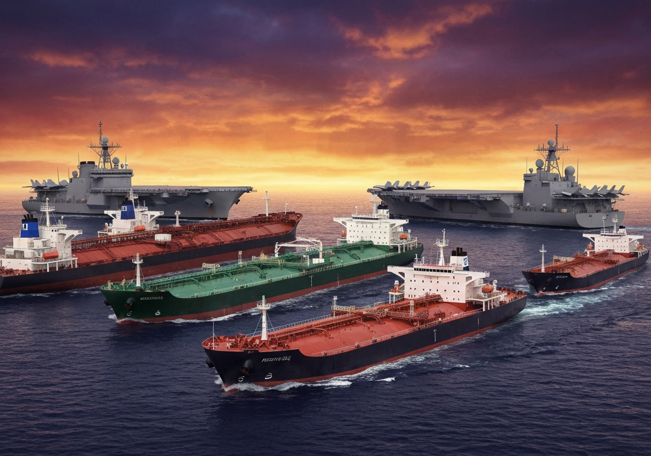 Forvirring rundt USAs eskortering av oljetankere gjennom Hormuzstredet