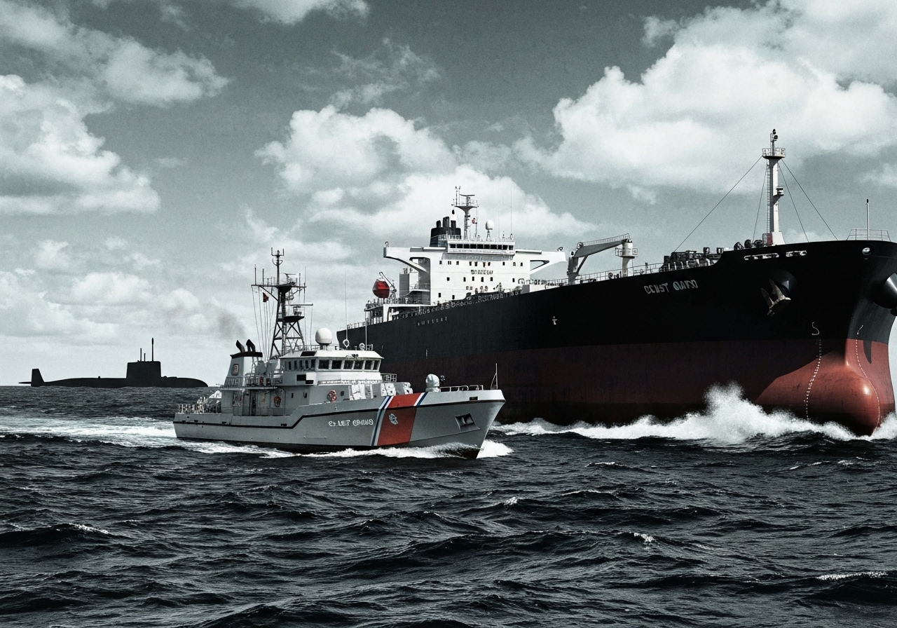 USA beslaglegger russisk-flagget oljetanker i Atlanterhavet