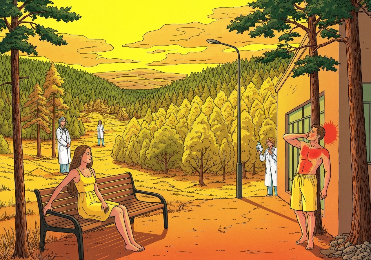 Dødelig hetebølge i Norden forverret av klimakrisen