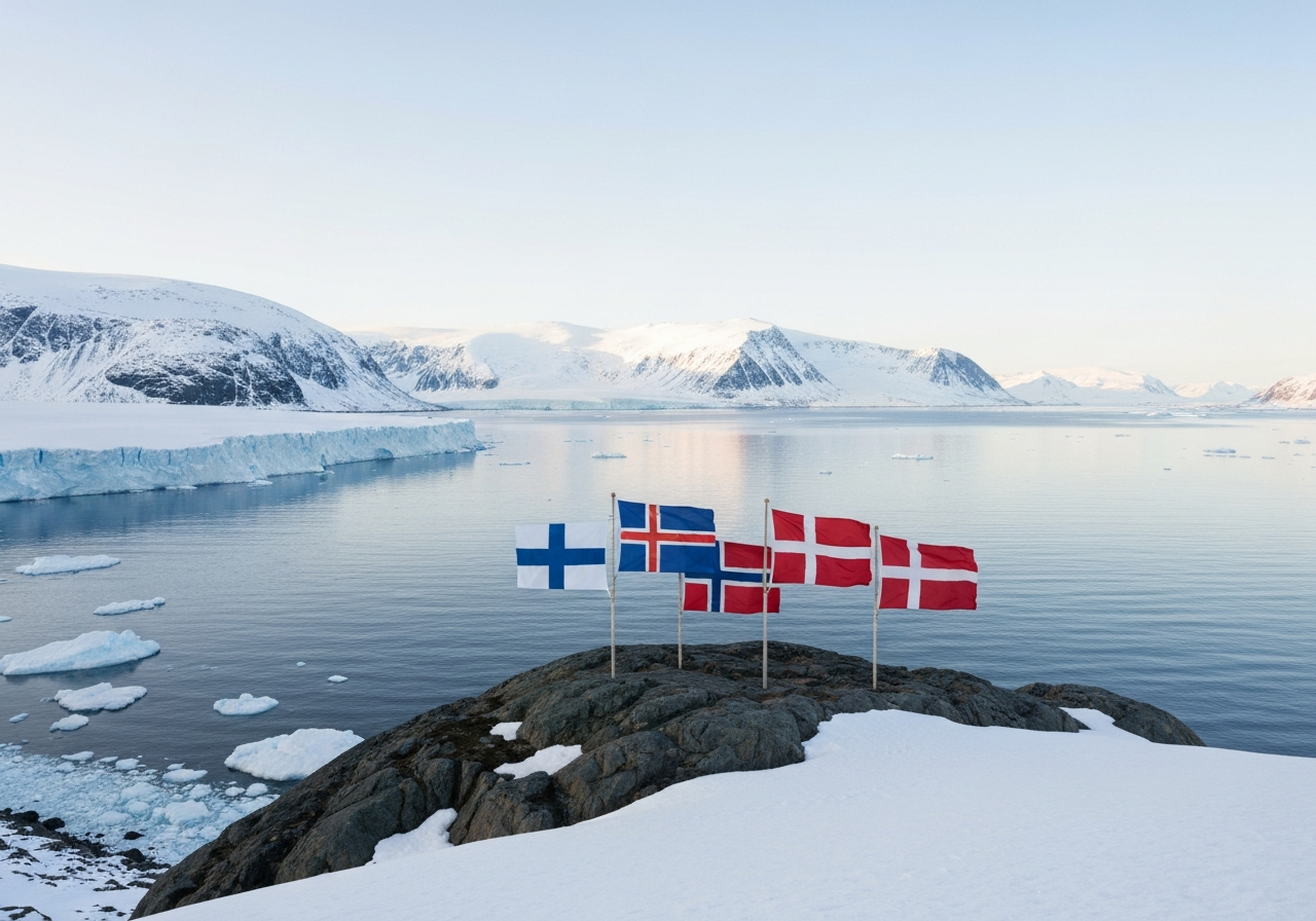 Nordiske utenriksministre understreker Grønlands suverenitet