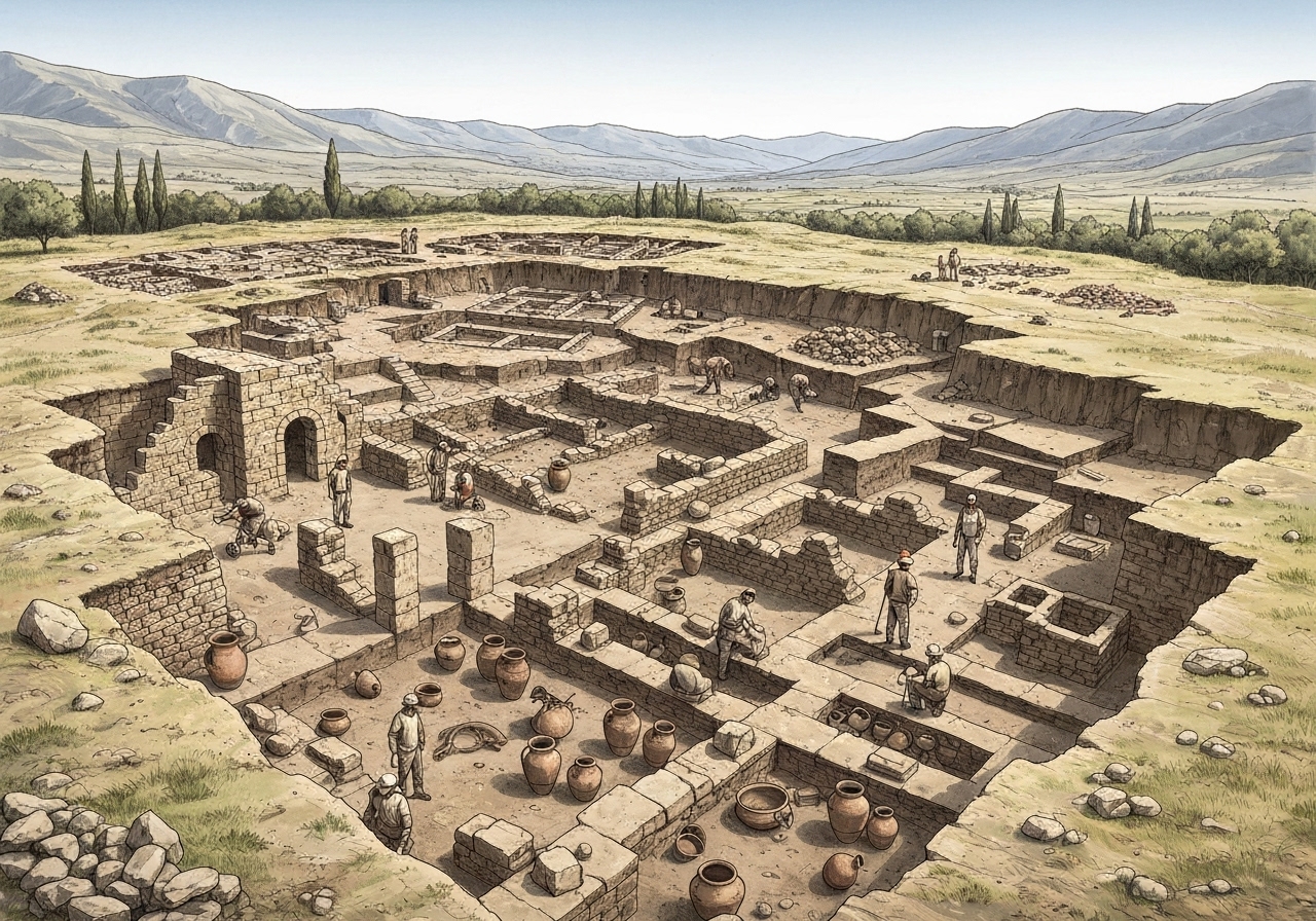 Middelalderby oppdaget i Kirgisistan