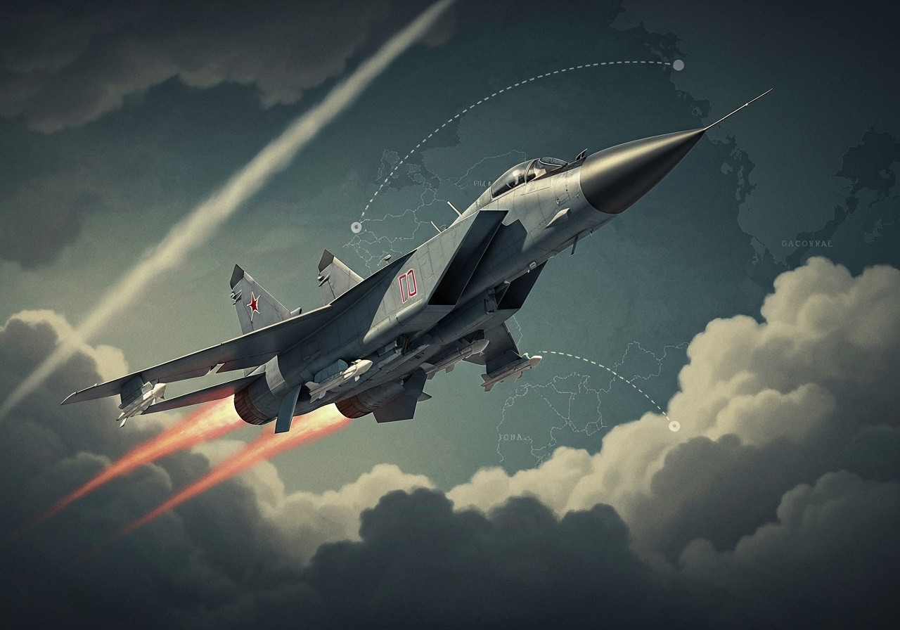 Russland hevder å ha avverget ukrainsk-britisk plan om å stjele MiG-31 jagerfly