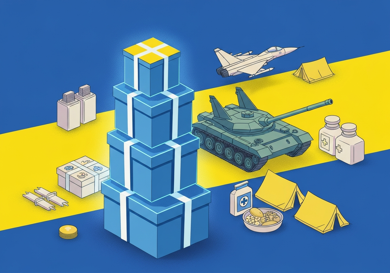 Norge bevilger 285,6 millioner dollar til Ukraina