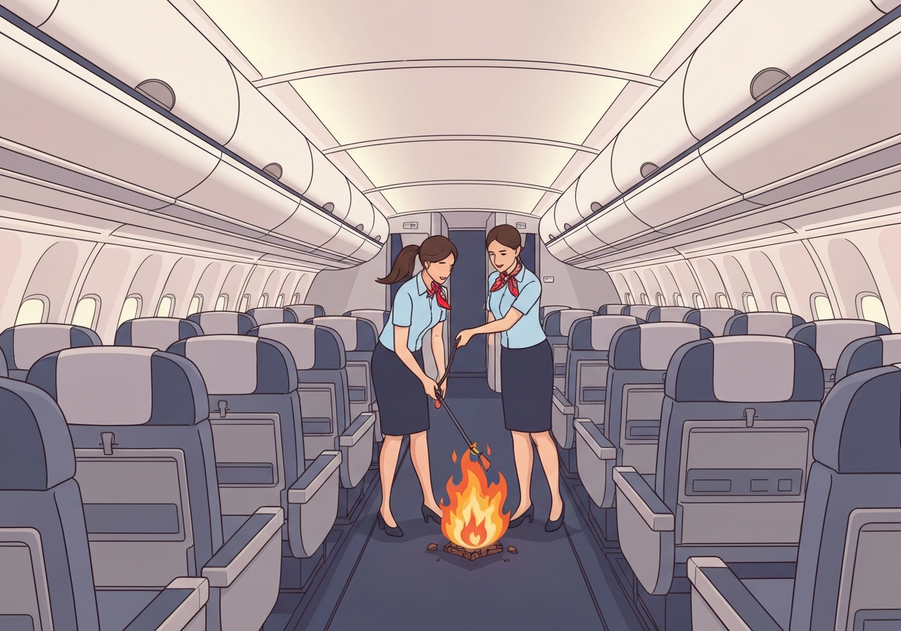 Overopphetet powerbank forårsaker brann om bord på Scoot-fly fra Hongkong til Singapore