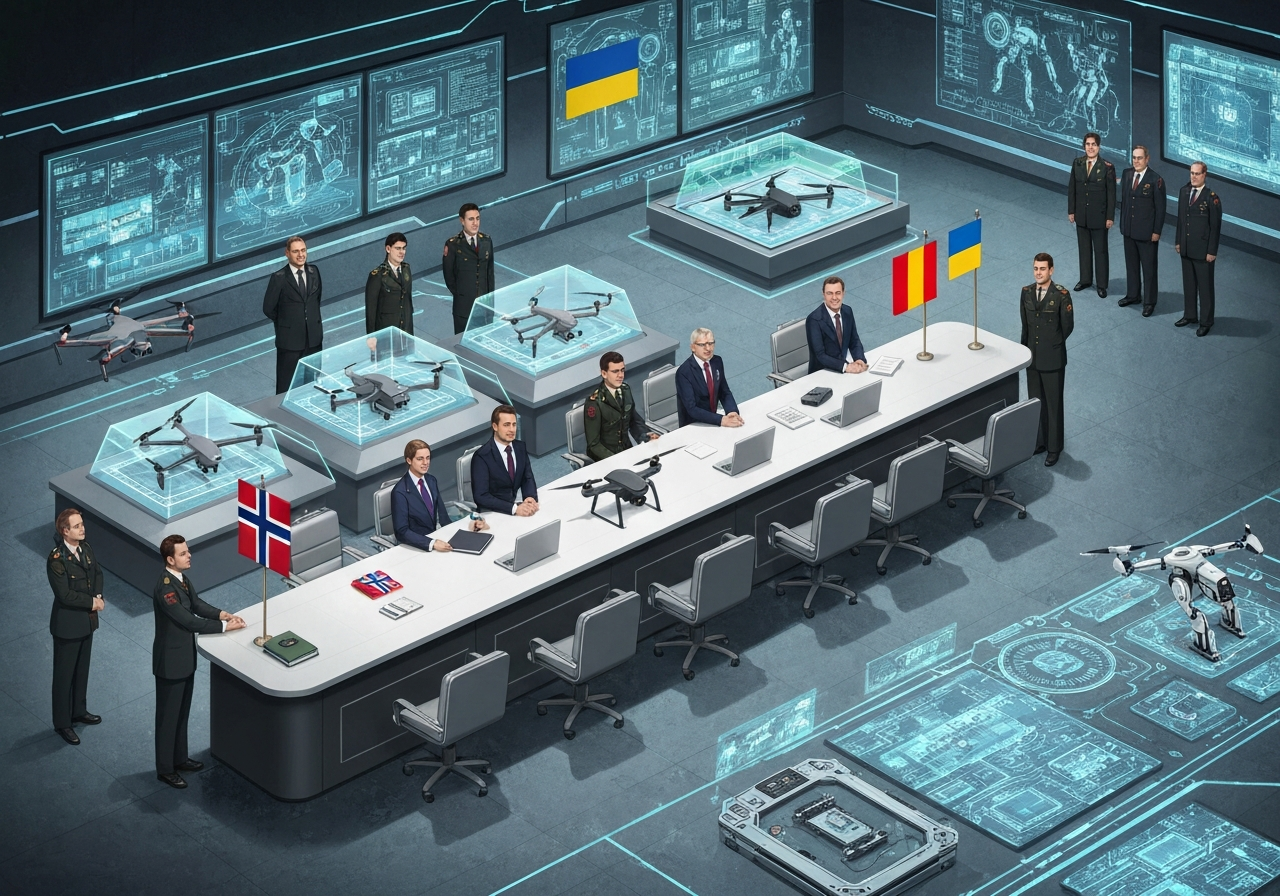 Russland fordømmer europeisk dronehjelp til Ukraina