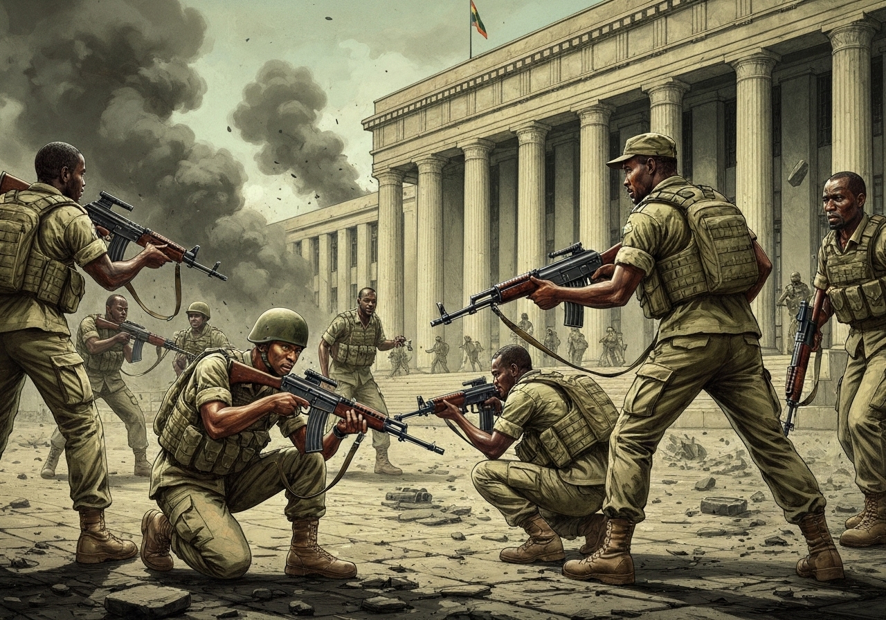 Militærkupp i Benin: Soldater avsetter president Patrice Talon