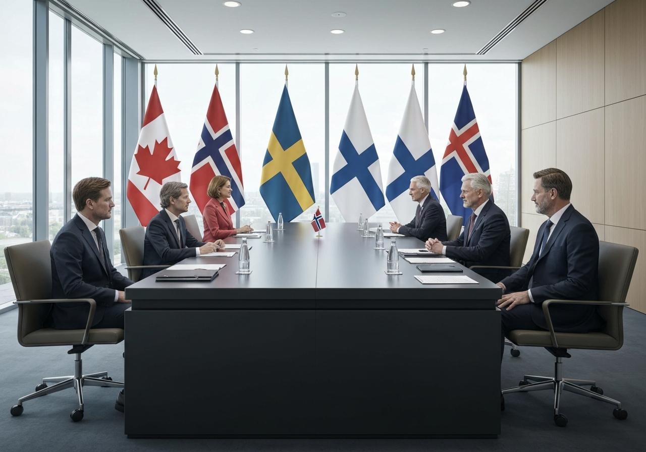 Canada og nordiske land styrker samarbeid for å møte globalt økonomisk press