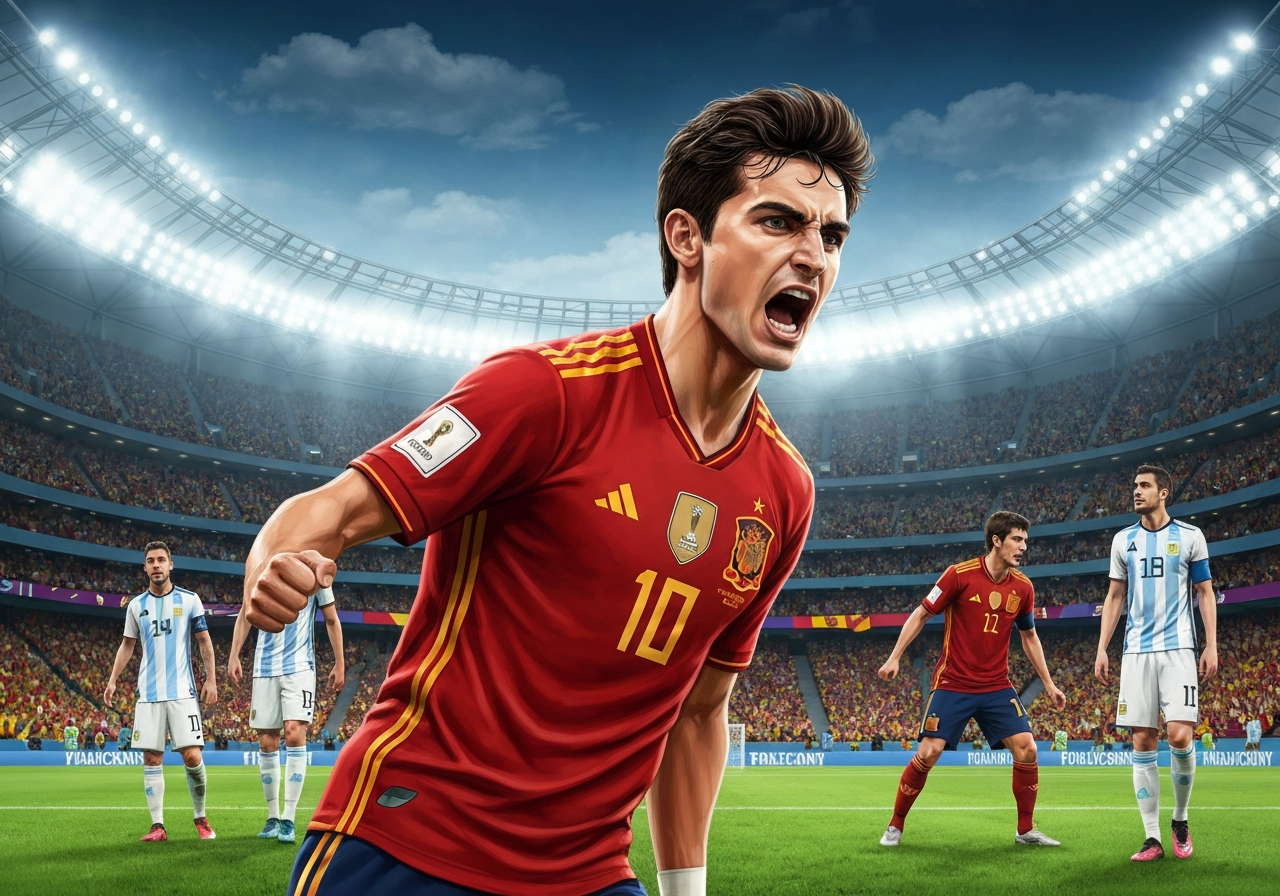 Spania vinner fotball-VM etter dramatisk finale mot Argentina