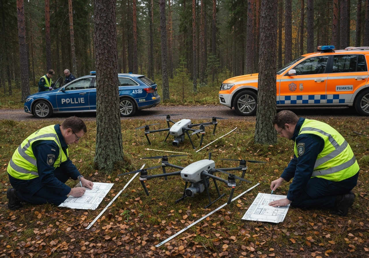 To droner har falt ned i Finland