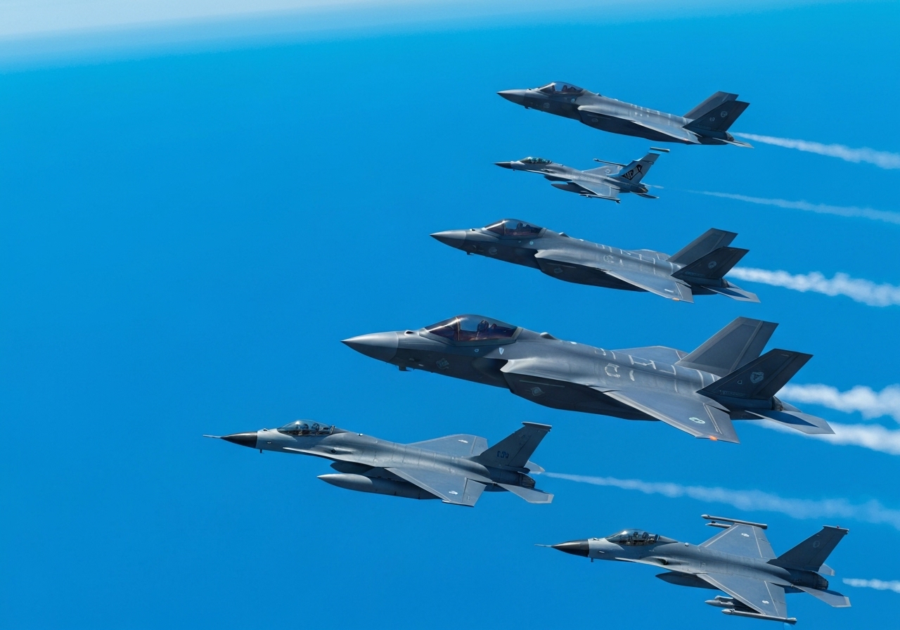 Danmark mottar F-35 jagerfly; F-16 sendes til Ukraina