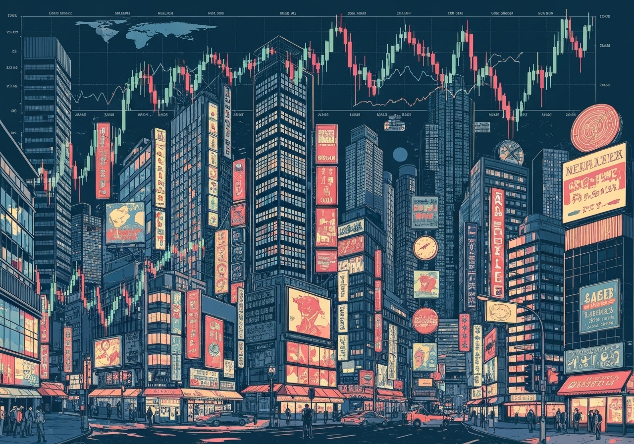 Globale aksjemarkeder viser blandet utvikling før nyttår