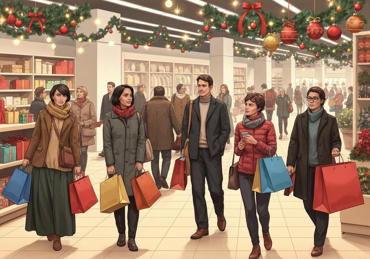 USAs detaljhandelssalg forventes å overstige 1 billion dollar i 2025