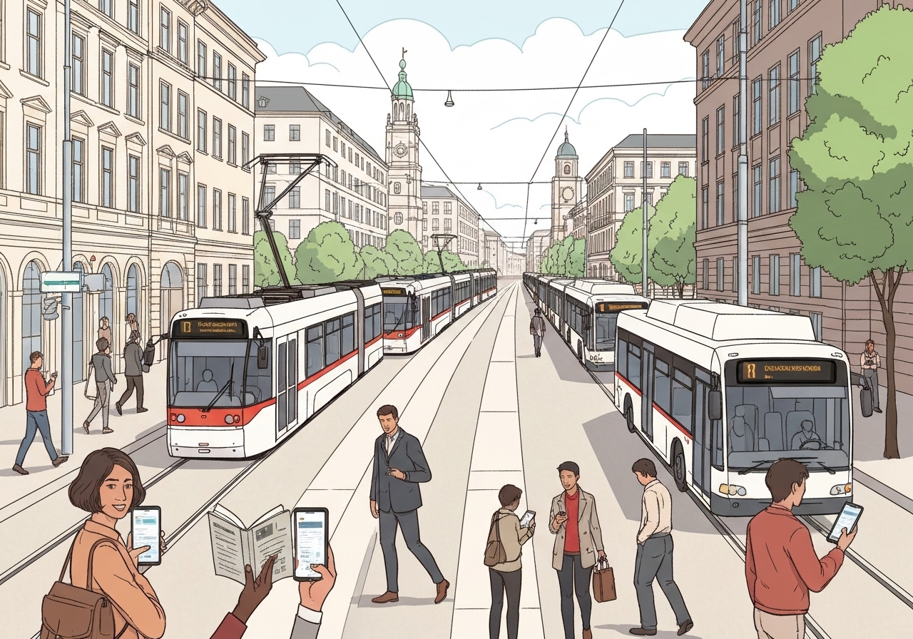 Wien øker prisen på årskort for offentlig transport fra 2026