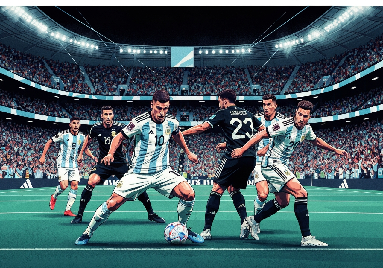 Argentina snur 0-2 til 3-2 og avanserer til kvartfinale