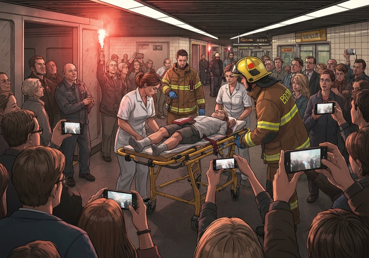 Innsatsleder sjokkert over filming av skadet pasient i Oslo