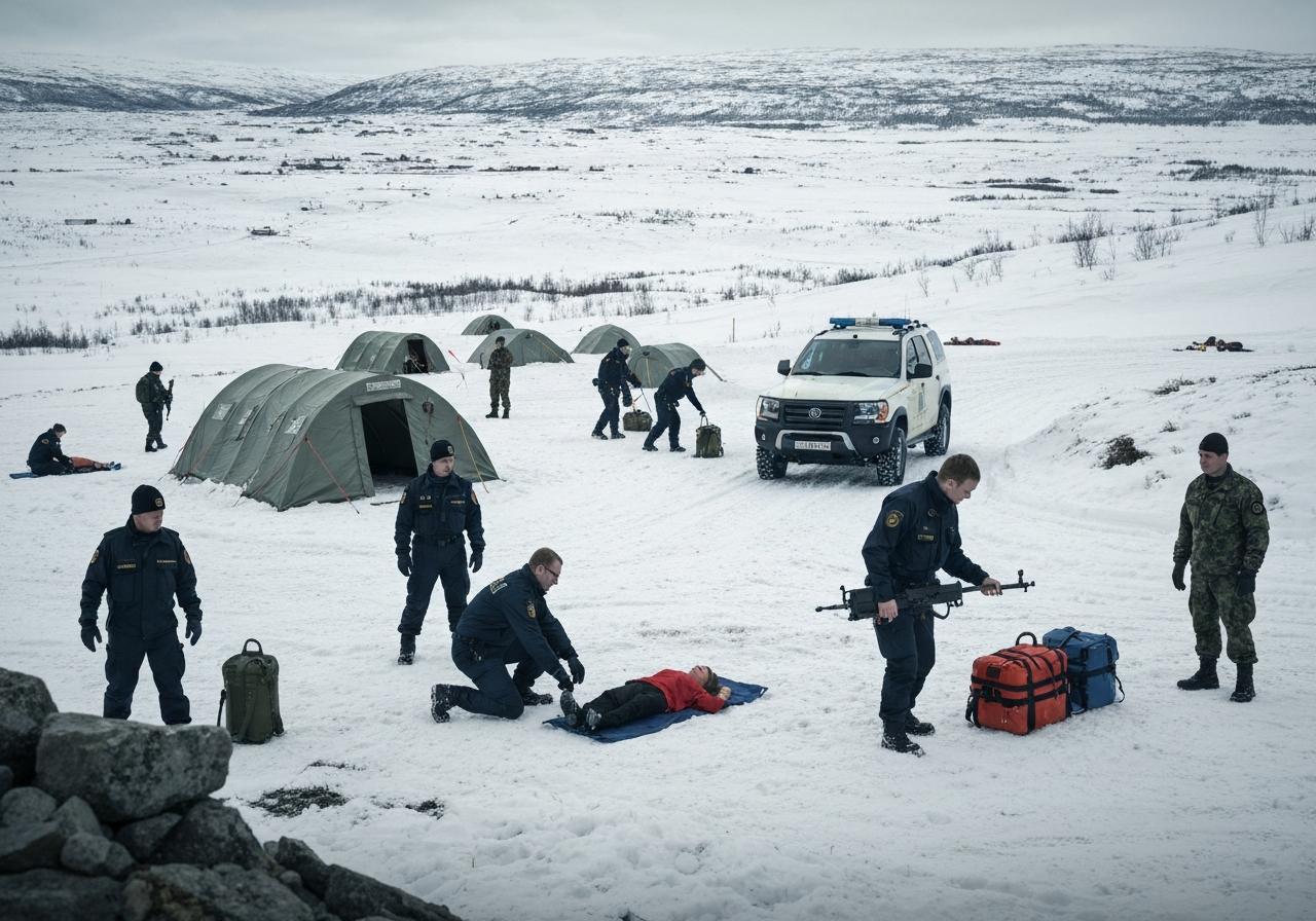 Sivilforsvaret gjennomfører krigsøvelse i Nord-Norge