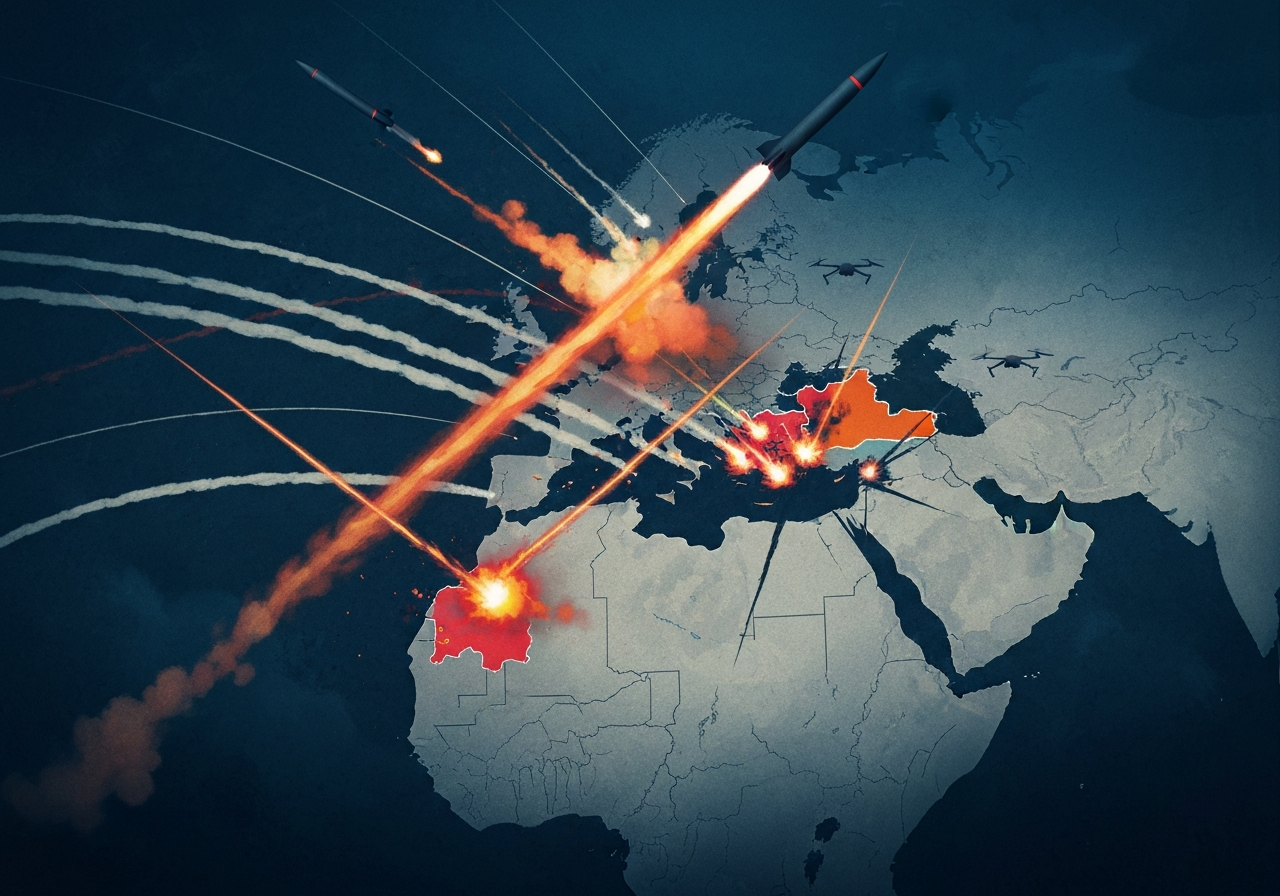 Iran intensiverer angrep i Midtøsten