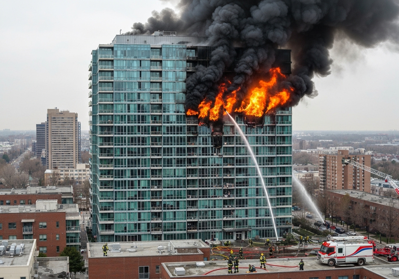 Dødstallet stiger til 128 etter brann i Hongkong-leilighetskompleks