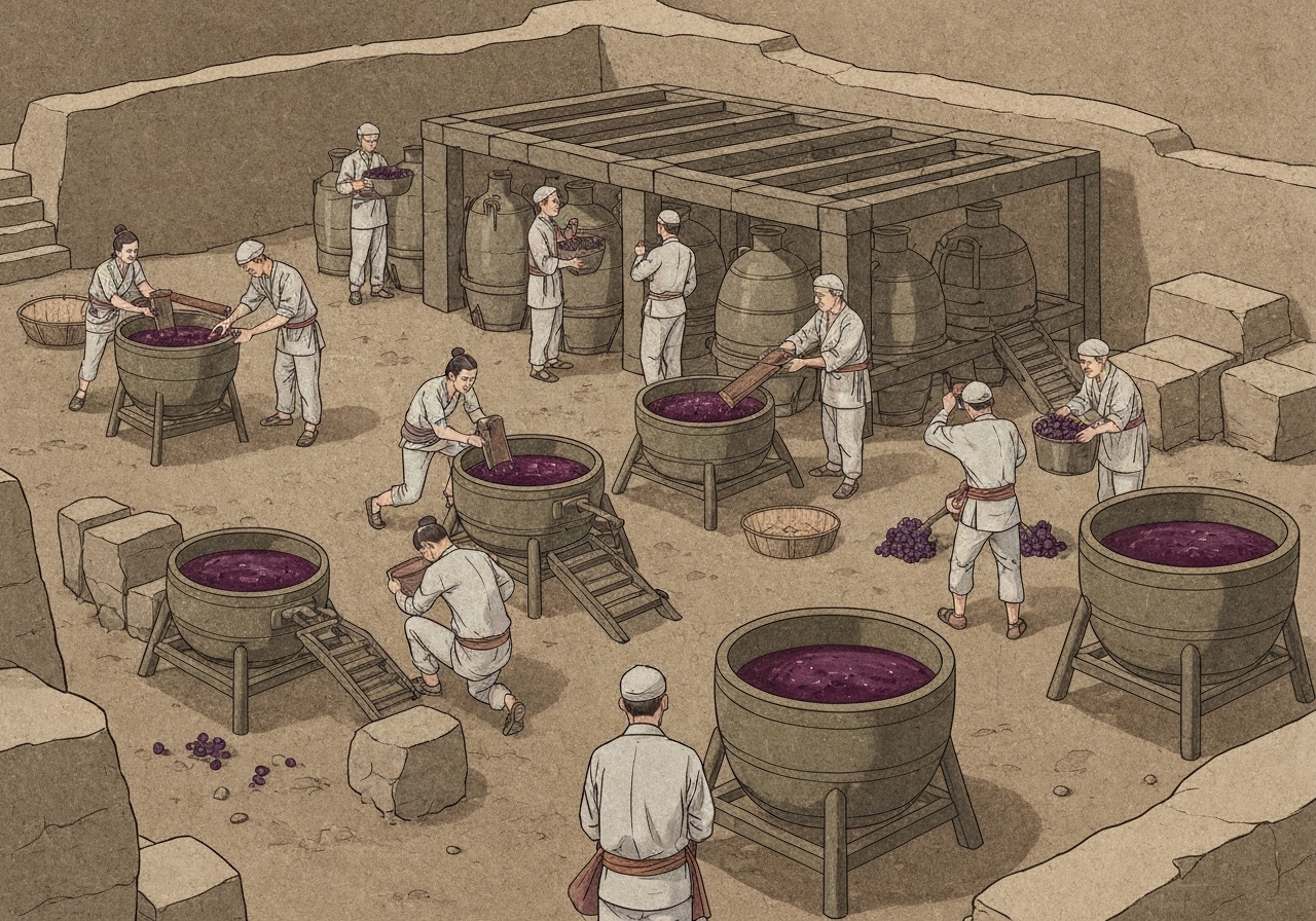 Arkeologer avdekker verdens eldste vin i Kina