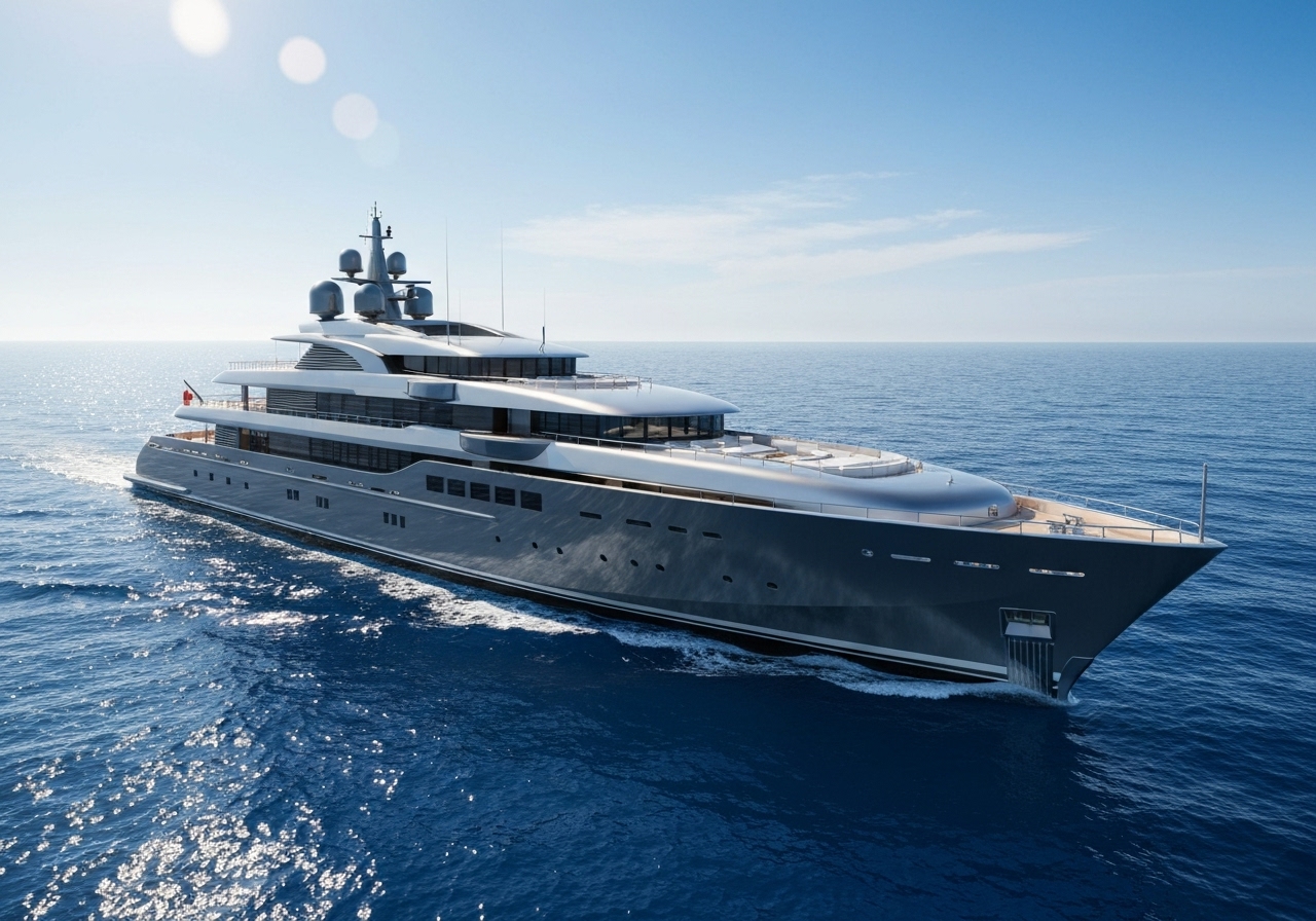 Norsk 25-åring designer 120 meter lang atomdrevet yacht