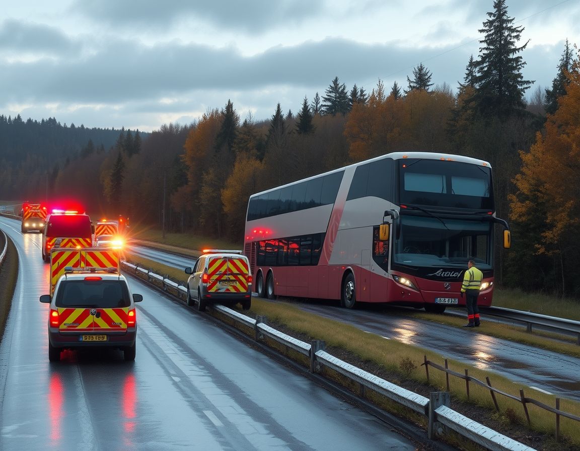 Flere alvorlig skadet etter bussvelt mellom Växjö og Alvesta