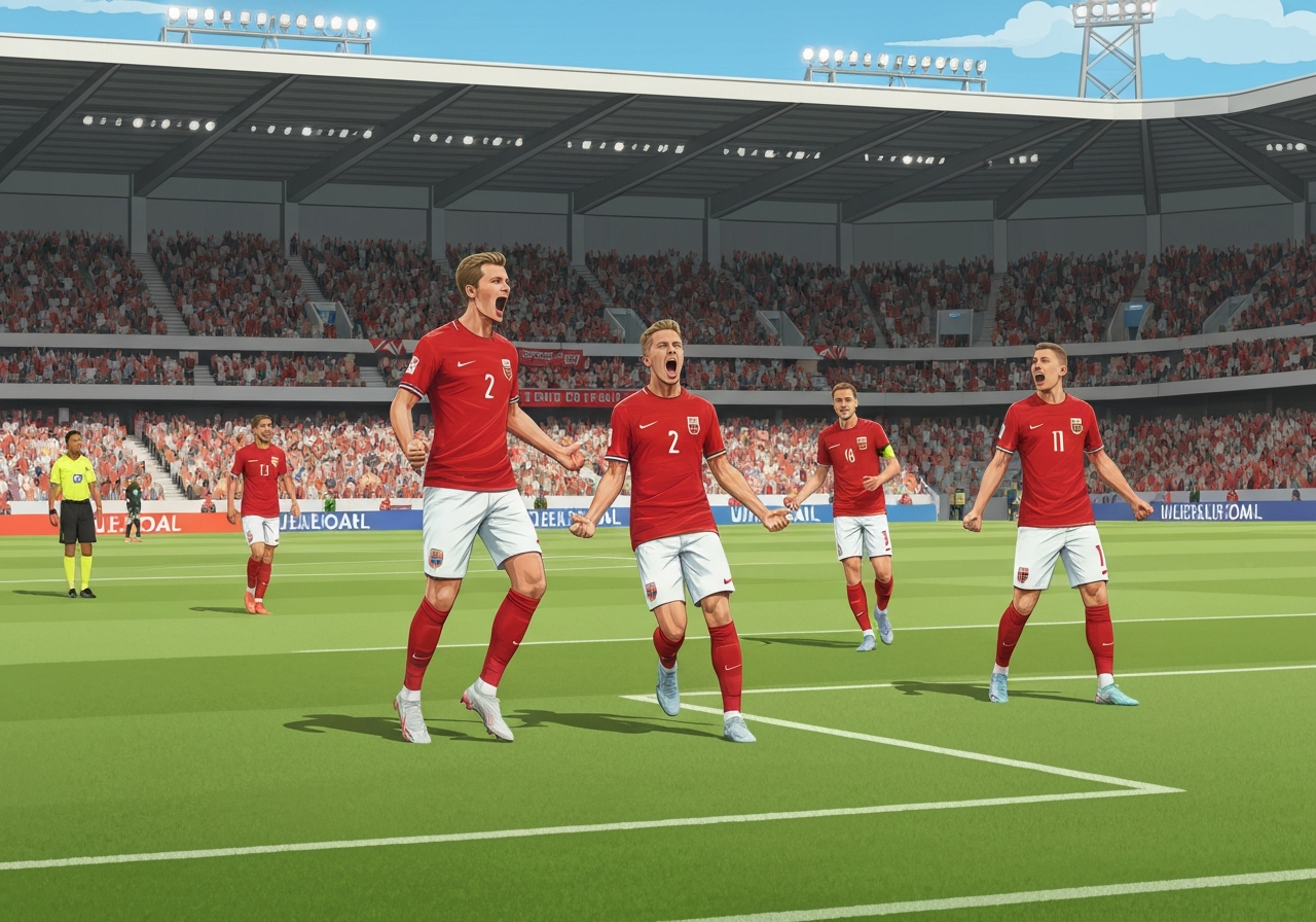 Norge dominerer Sverige i treningskamp på Ullevaal