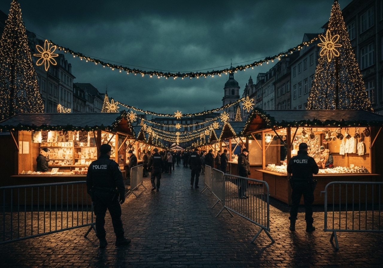 Fem menn pågrepet for planlagt angrep på julemarked i Bayern