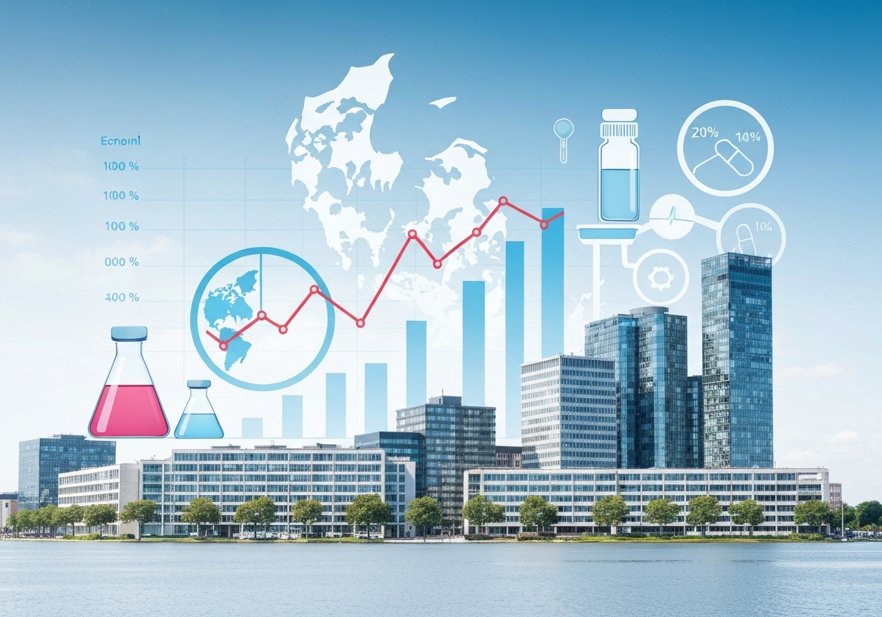 Danmark oppjusterer økonomisk vekstprognose for 2026
