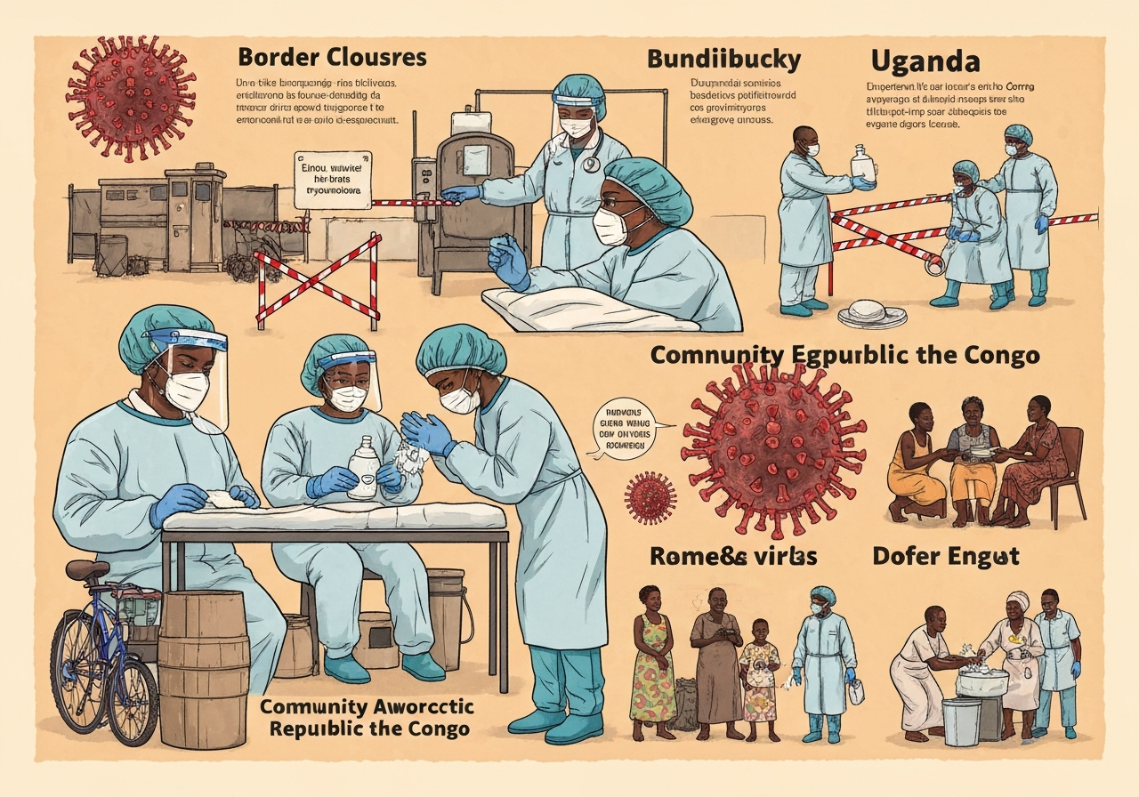 Uganda stenger grensen mot Kongo grunnet økende ebolautbrudd