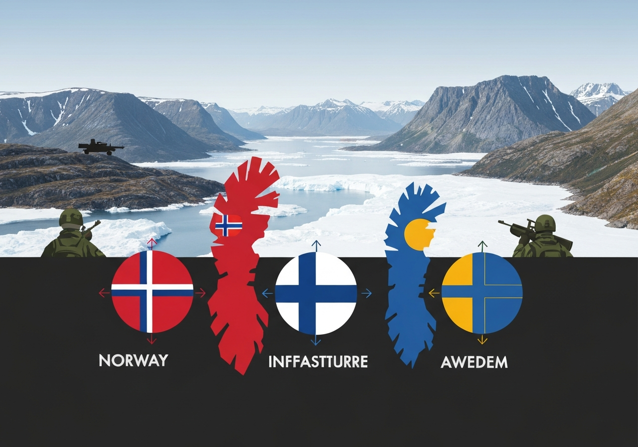 Norge, Finland og Sverige styrker samarbeidet i nordområdene