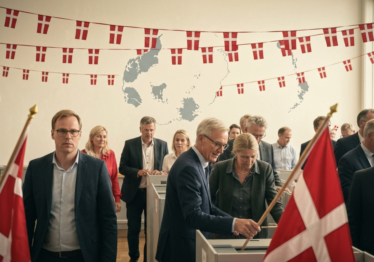 Danmark avholder tidlig valg etter Trumps trusler om å overta Grønland