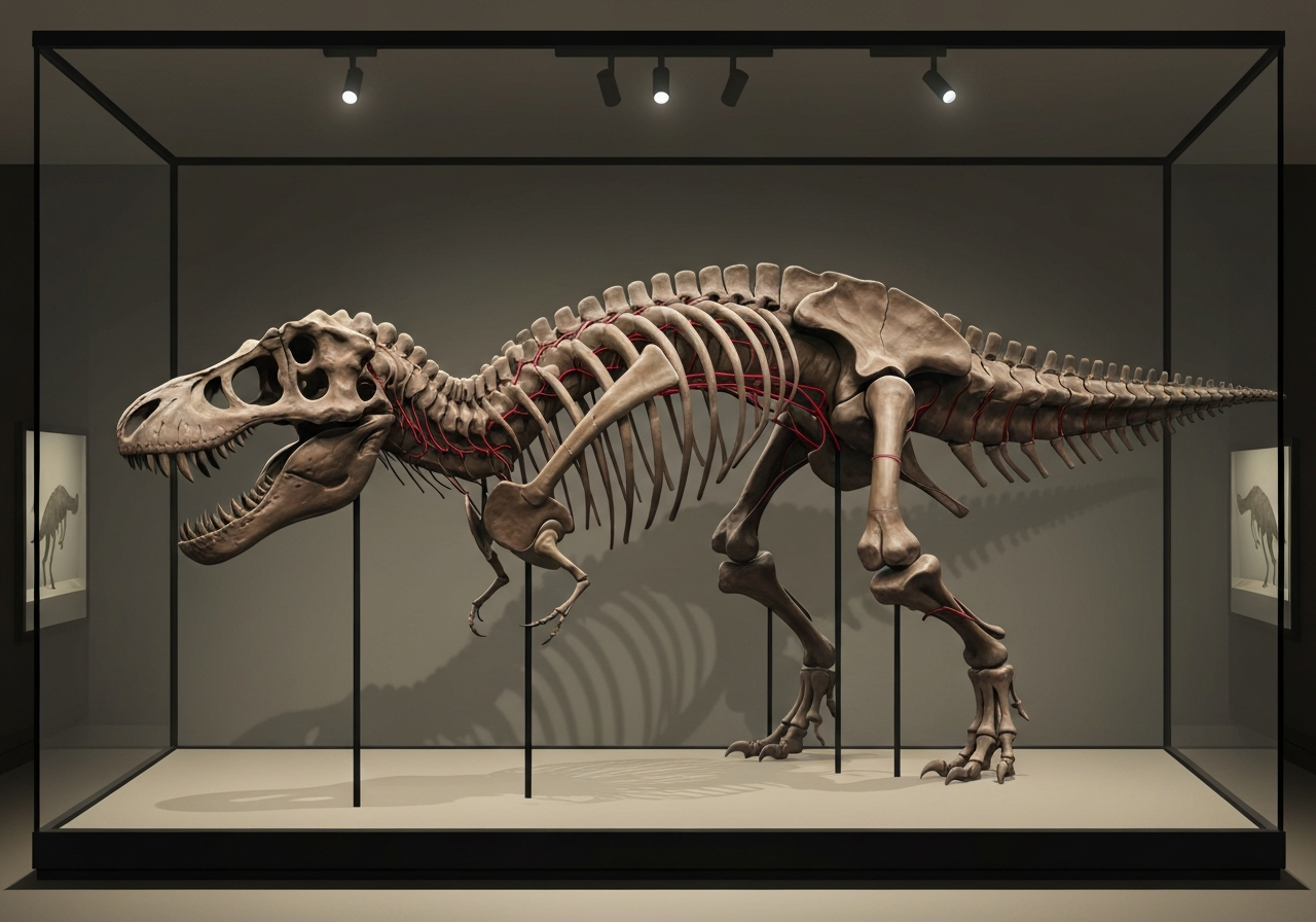 Blodårer funnet i T. rex-knokler omskriver dinosaurvitenskapen