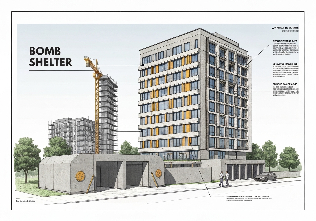 Regjeringen gjeninnfører krav om tilfluktsrom i nye bygg