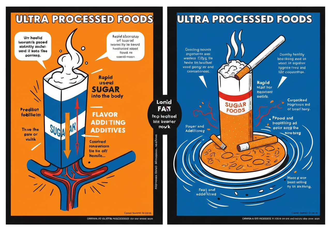 Ultraprosessert mat sammenlignes med sigaretter: Fem likhetstrekk identifisert