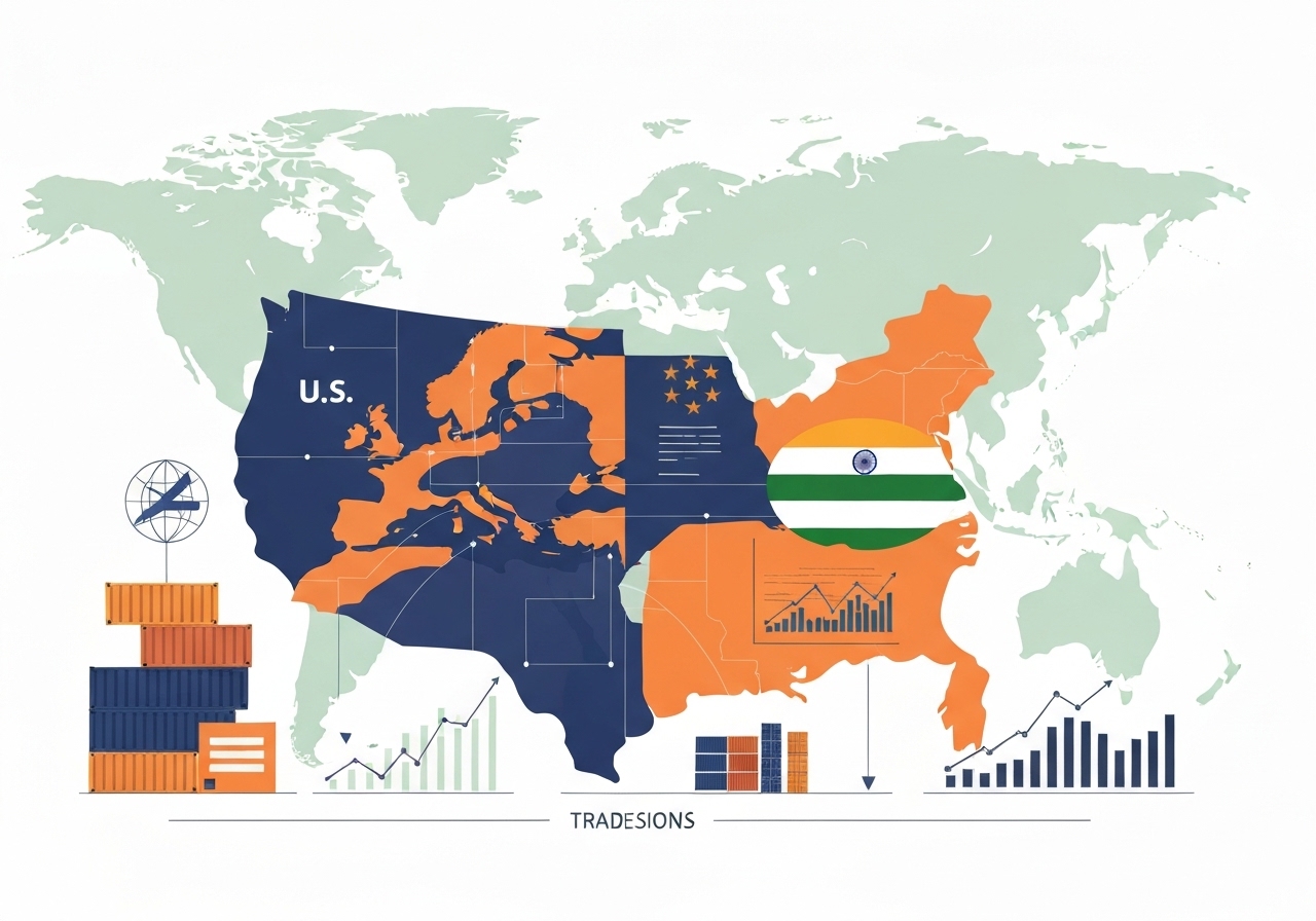 Trump kritiserer EU-India handelsavtale og truer med økte tollsatser