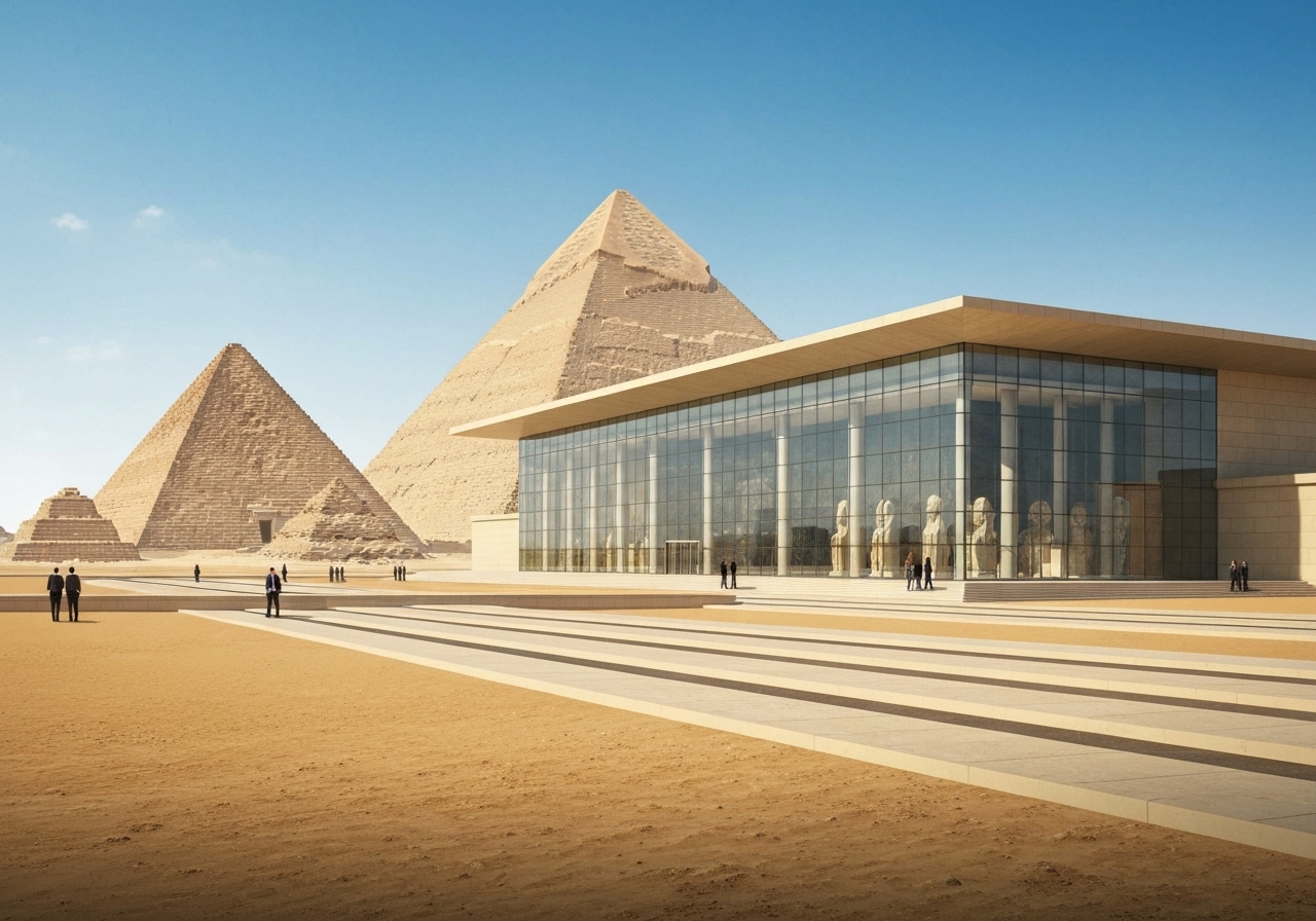 Grand Egyptian Museum åpner med Tutankhamons komplette samling
