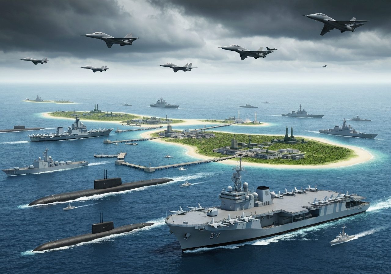 Kina styrker sin tilstedeværelse i Sør-Kinahavet