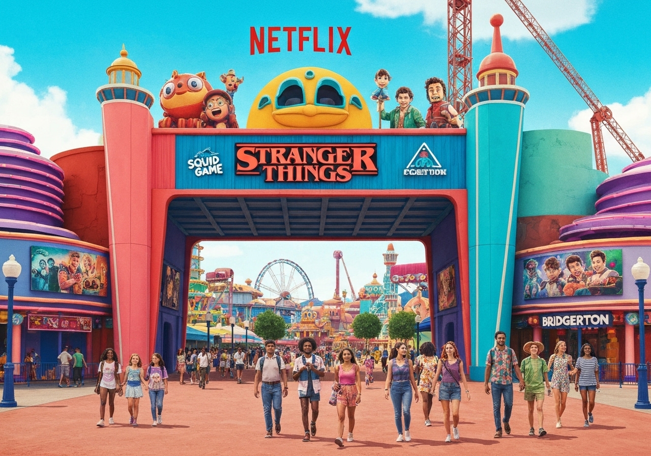 Netflix åpner sin første temapark i Pennsylvania