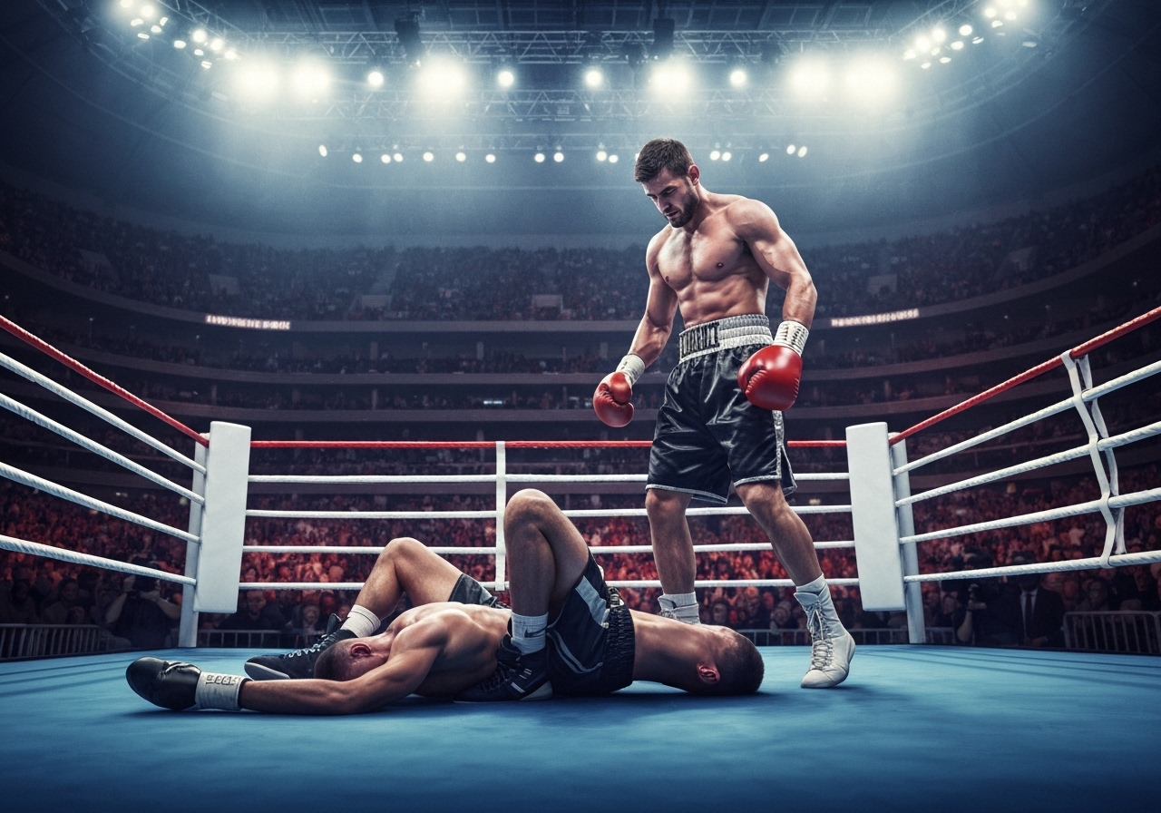 Jake Paul slått ut av Anthony Joshua i Netflix-kamp