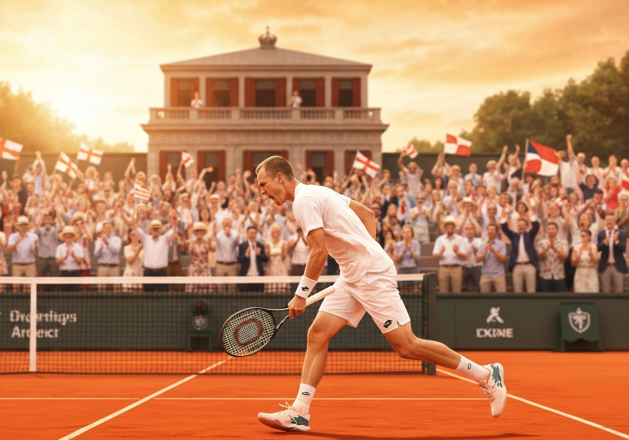 Britisk wildcard-spiller Arthur Fery til semifinale i Wimbledon