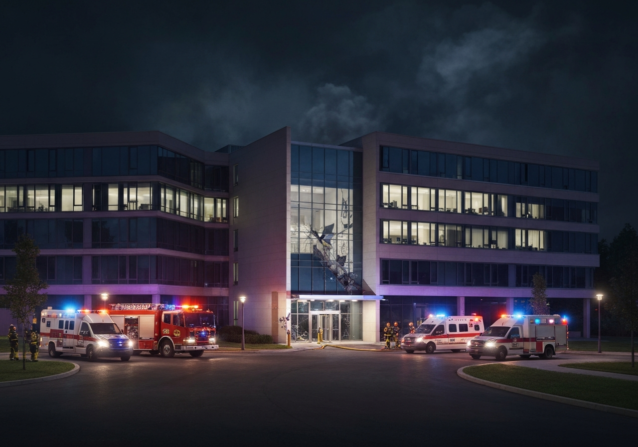 Eksplosjon ved USAs ambassade i Oslo – politiet etterforsker målrettet angrep