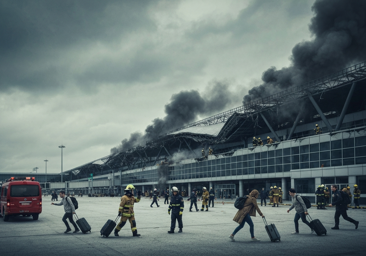 Iran angriper travleste internasjonale flyplass mens FN krever slutt på angrep i Gulfen