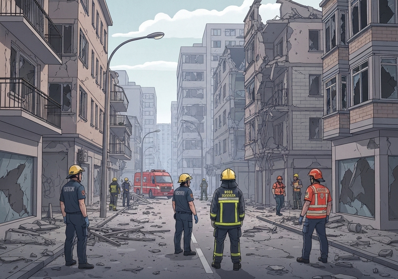 Russiske angrep rammer Kyiv og Kharkiv: Én død og omfattende skader