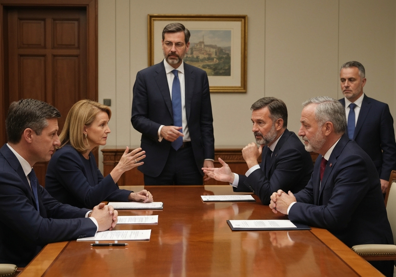 Tidöpartiene møttes i Strängnäs for å planlegge fremtiden