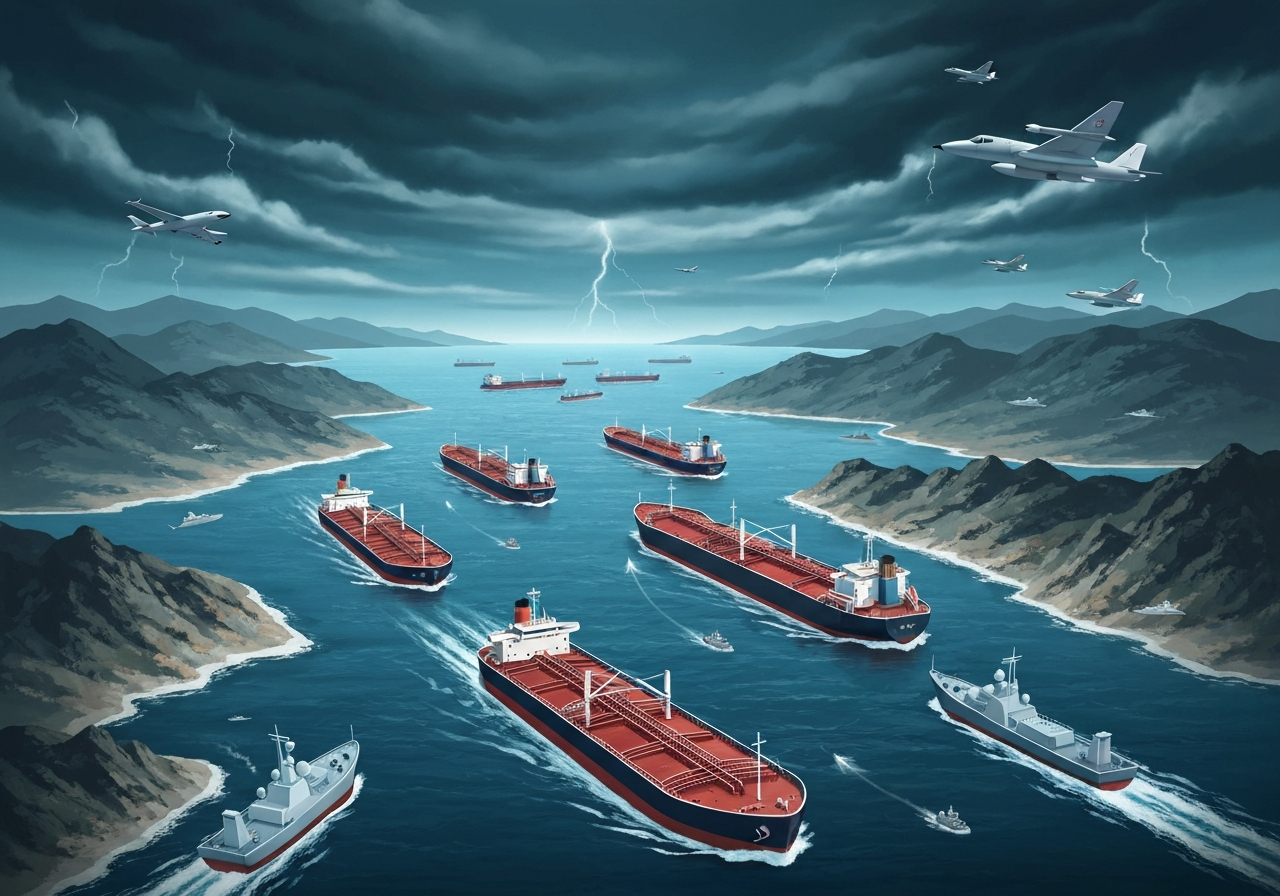 Iran innfører formelt avgifter for skipstrafikk gjennom Hormuzstredet